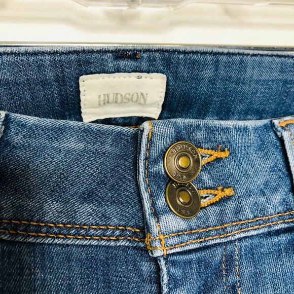 Hudson Ginny Straight Ankle Cuff Jeans - Picture 4 of 11